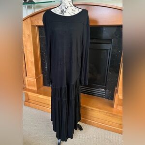 Free People Black Maxi Dress